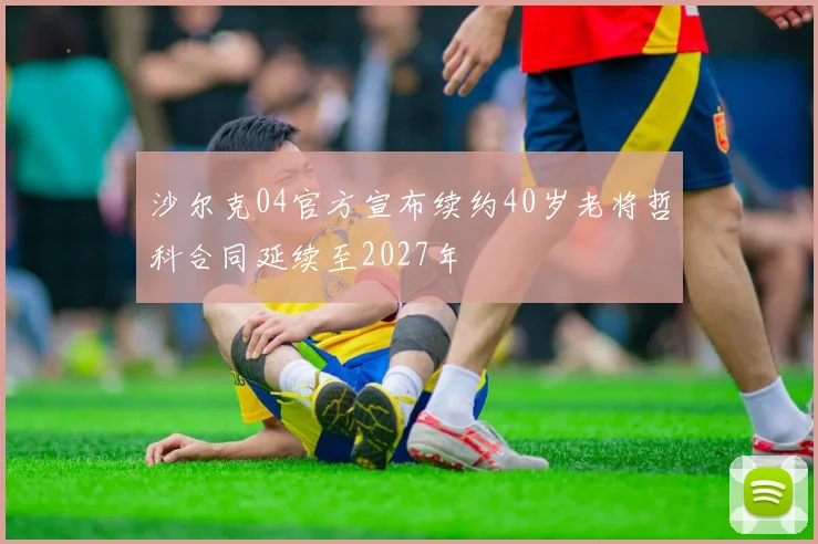 沙尔克04官方宣布续约40岁老将哲科合同延续至2027年